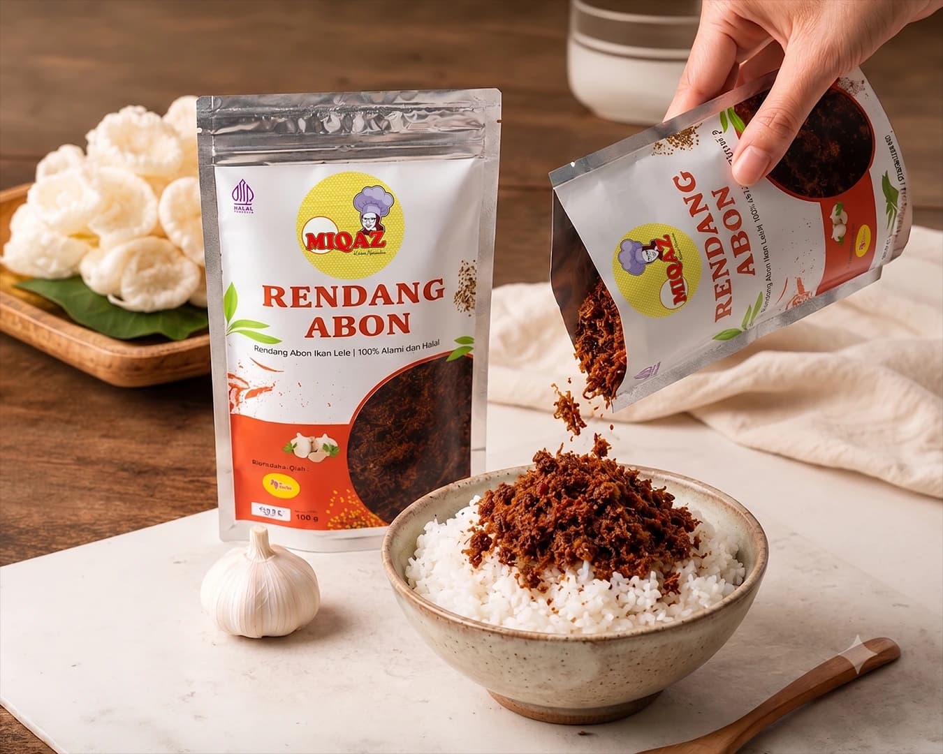 Rendang Abon Ikan Miqaz Kuliner Nusantara